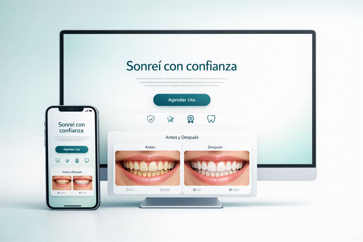 Diseño de muestra: landing page hecho por Kizercode