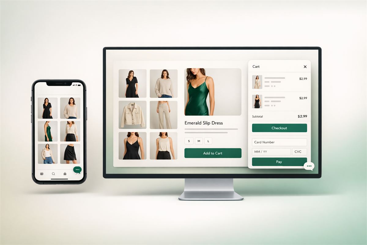 Diseño de muestra: tienda en línea hecho por Kizercode
